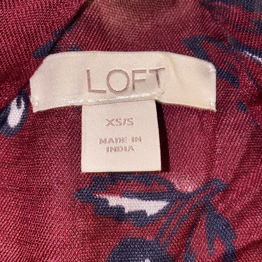 Loft Floral Scarf Kimono - Picture 9 of 10